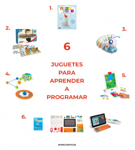 5 juguetes para aprender a programar y 1 libro