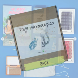Regalo microscopio para niños con material extra