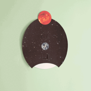 Imprimible para crear un modelo de eclipses